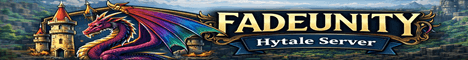 FadeUnity Hytale Hytale server banner - 2026.03.26-89796e57b - 0/30 players - Online