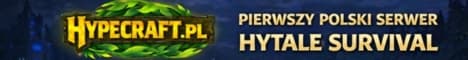 PLAY HYPECRAFT PL PIERWSZY POLSKI SERWER HYTALE SURVIVAL Hytale server banner - 2026.03.26-89796e57b - 9/200 players - Online